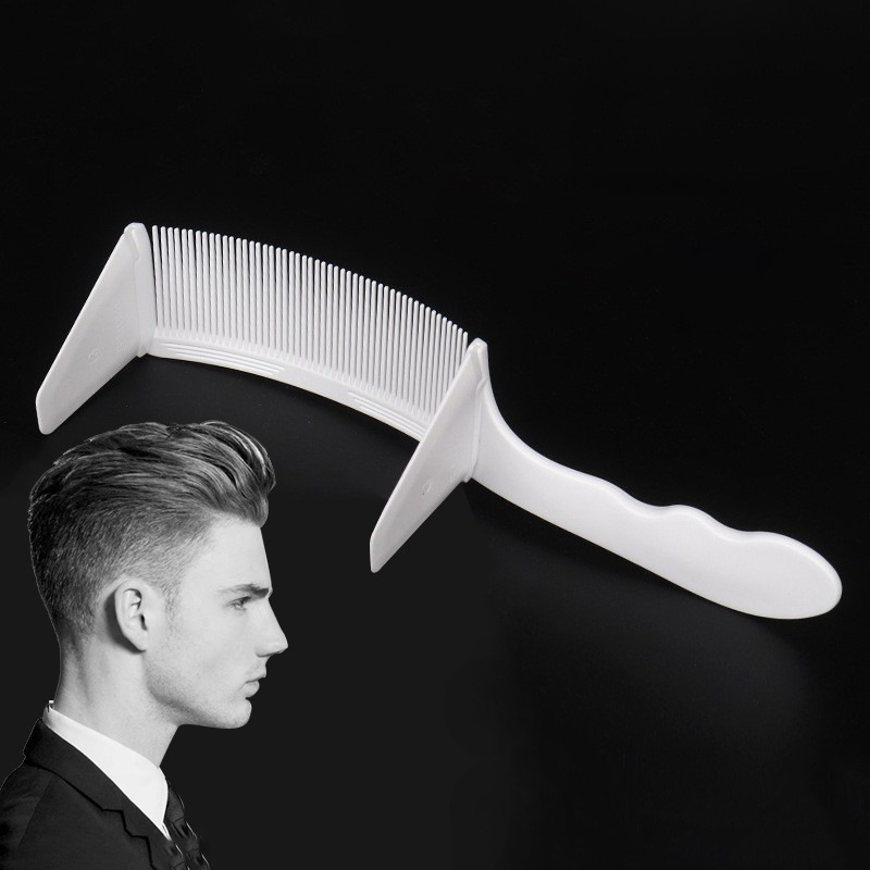 Binding Machine Comb - 1개입, 전문가용 이발사용 커브형 정렬 빗,
