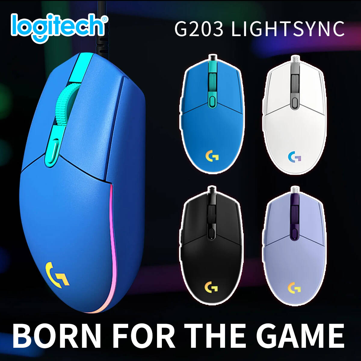 로지텍 G203 유선 게이밍 마우스, 다중 범위 DPI - Logitech Mouse G203 리뷰 및 가격