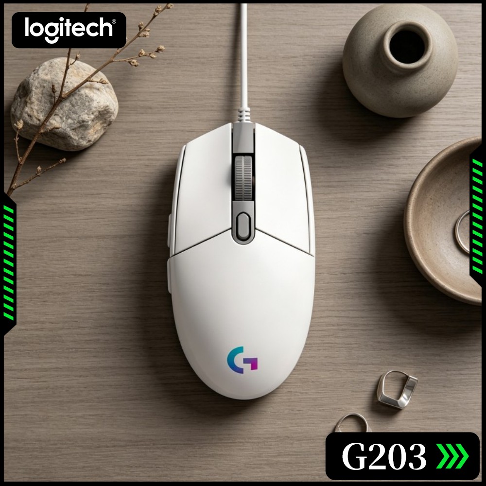 로지텍 G203 유선 게이밍 마우스 내구성 있는 케이스 - Logitech Mouse G203 리뷰 및 가격