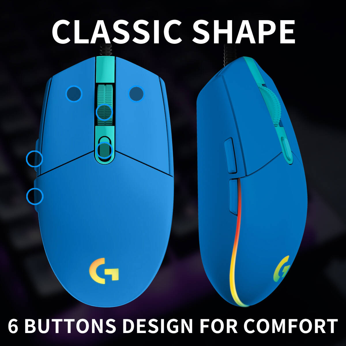 로지텍 G203 유선 게이밍 마우스 RGB 백라이트 스 - Logitech Mouse G203 리뷰 및 가격